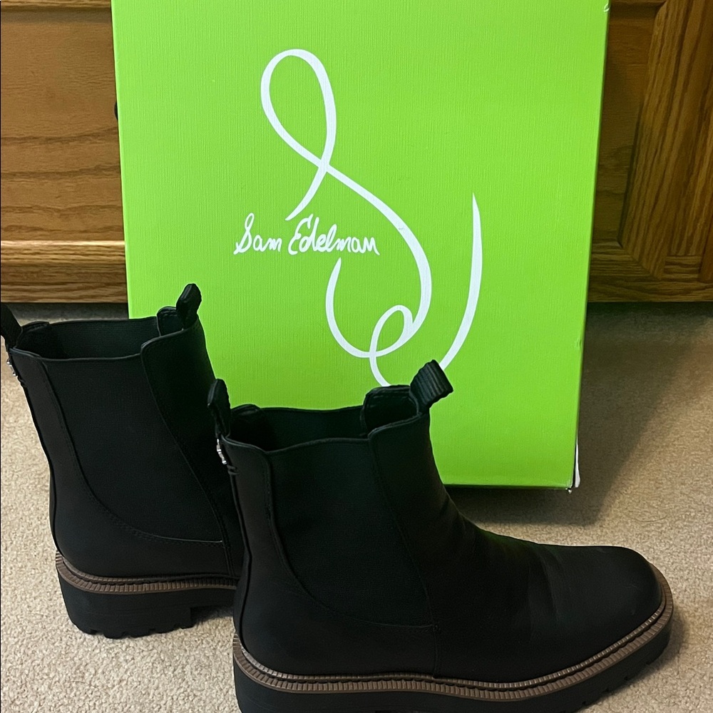 Sam Edelman Black Ankle Boots